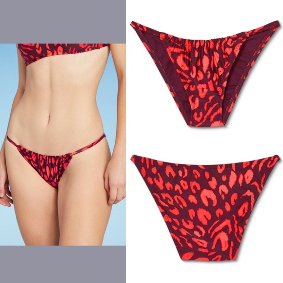 NWT Shade & Shore [ Small‎ ] One Shoulder Top + Cheeky Bikini Bottom - Picture 5 of 14